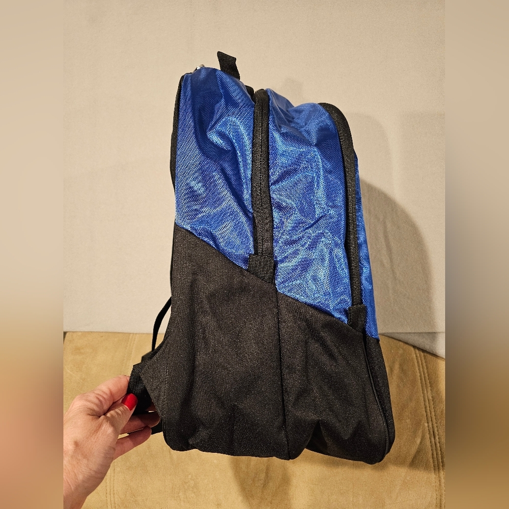 NWT Adidas Utility XL Blue and Black Sports Backpack - Picture 6 of 7
